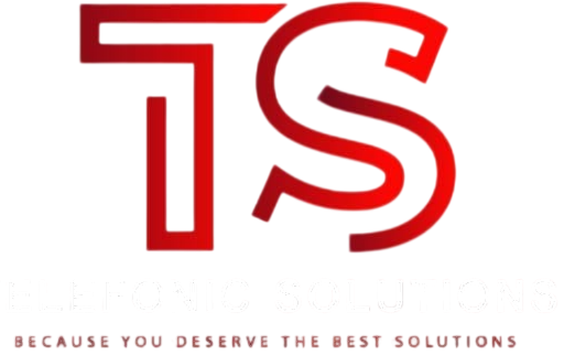 Telefonic Solutions logo for pay per call network, call center and BPO services company