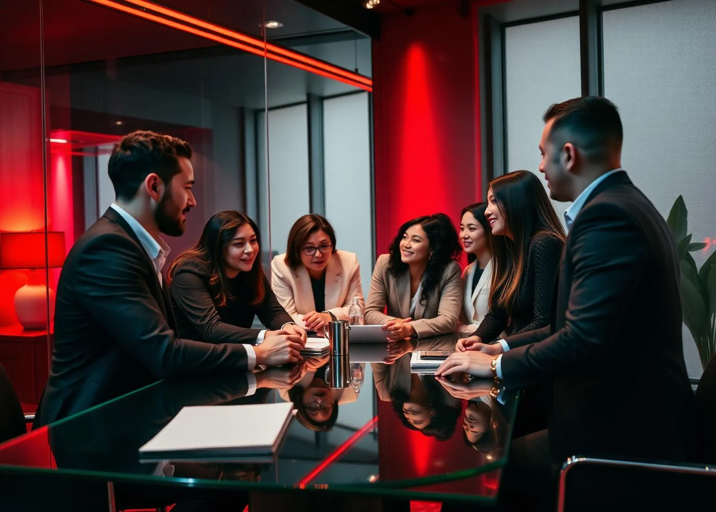 Telefonic Solutions team discussing Pay Per Call marketing strategies
